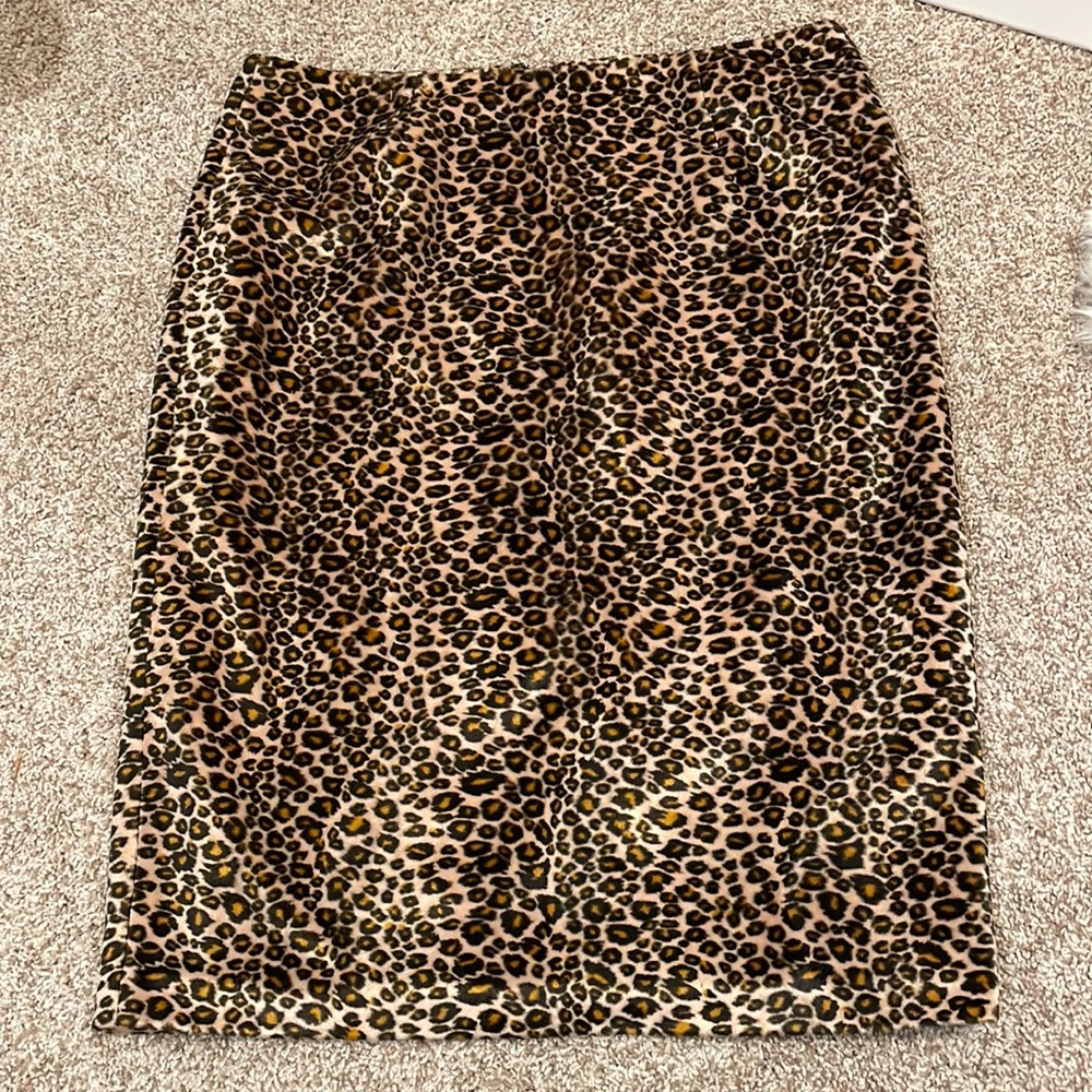 Vivienne Tam, Leopard Skirt, size 8